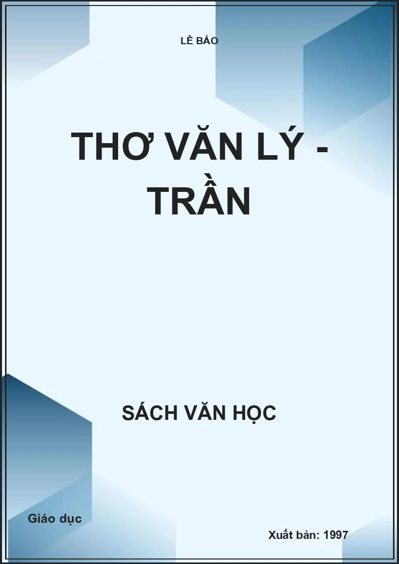 Thơ văn Lý - Trần