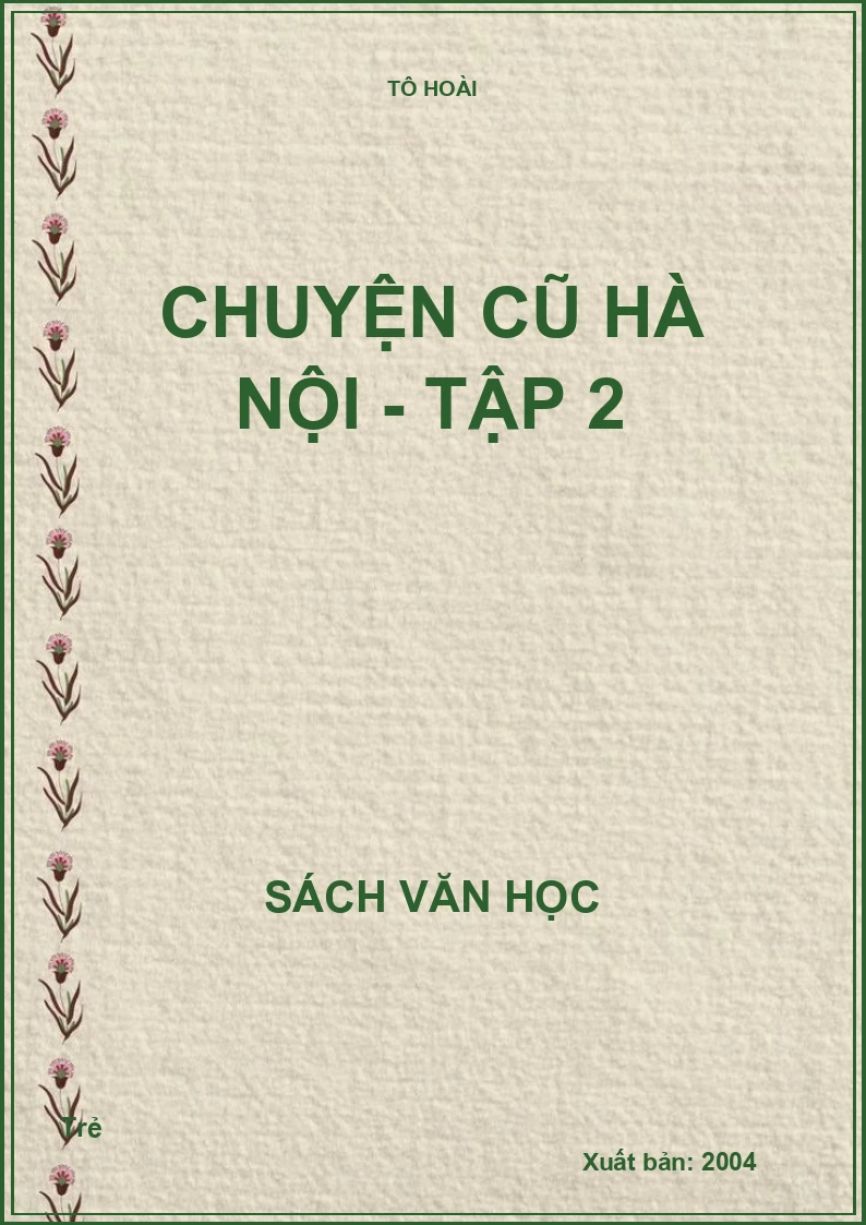 Chuyện cũ Hà Nội - Tập 2