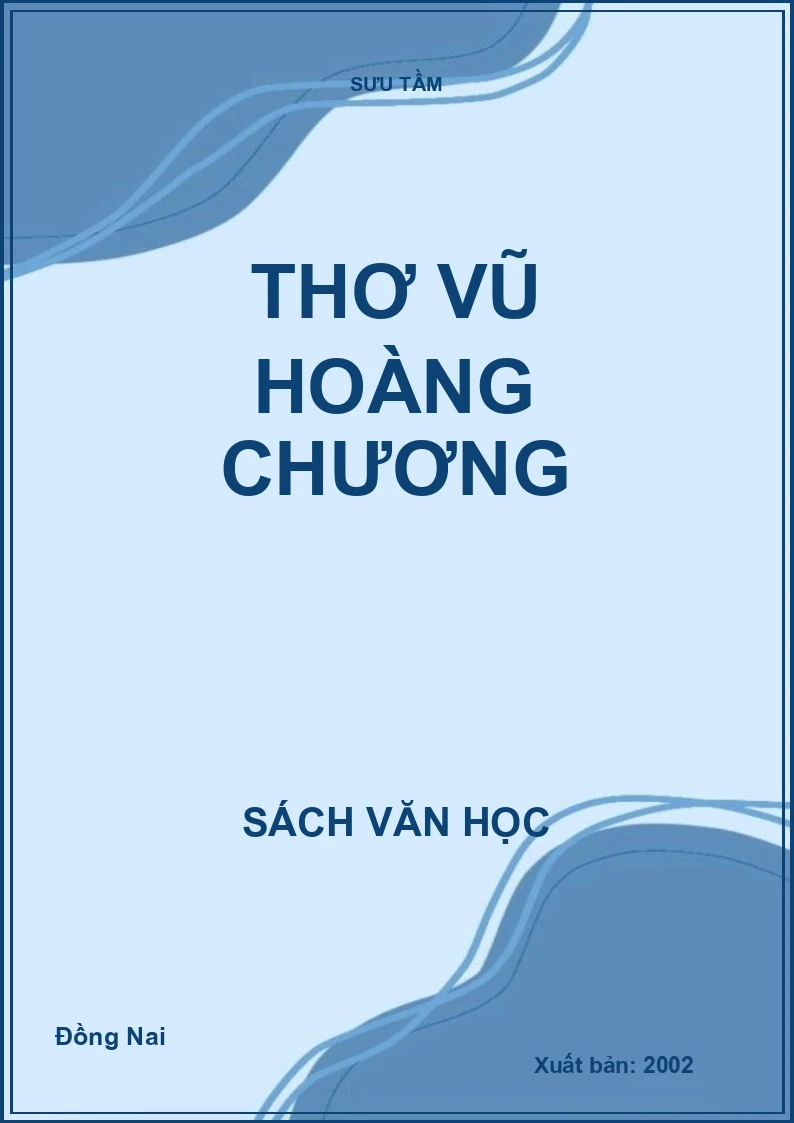 Thơ Vũ Hoàng Chương