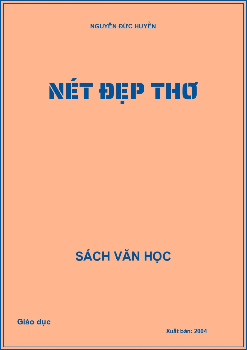 Nét đẹp thơ