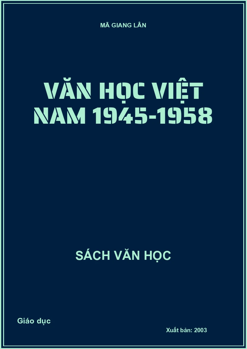 Văn học Việt Nam 1945-1954