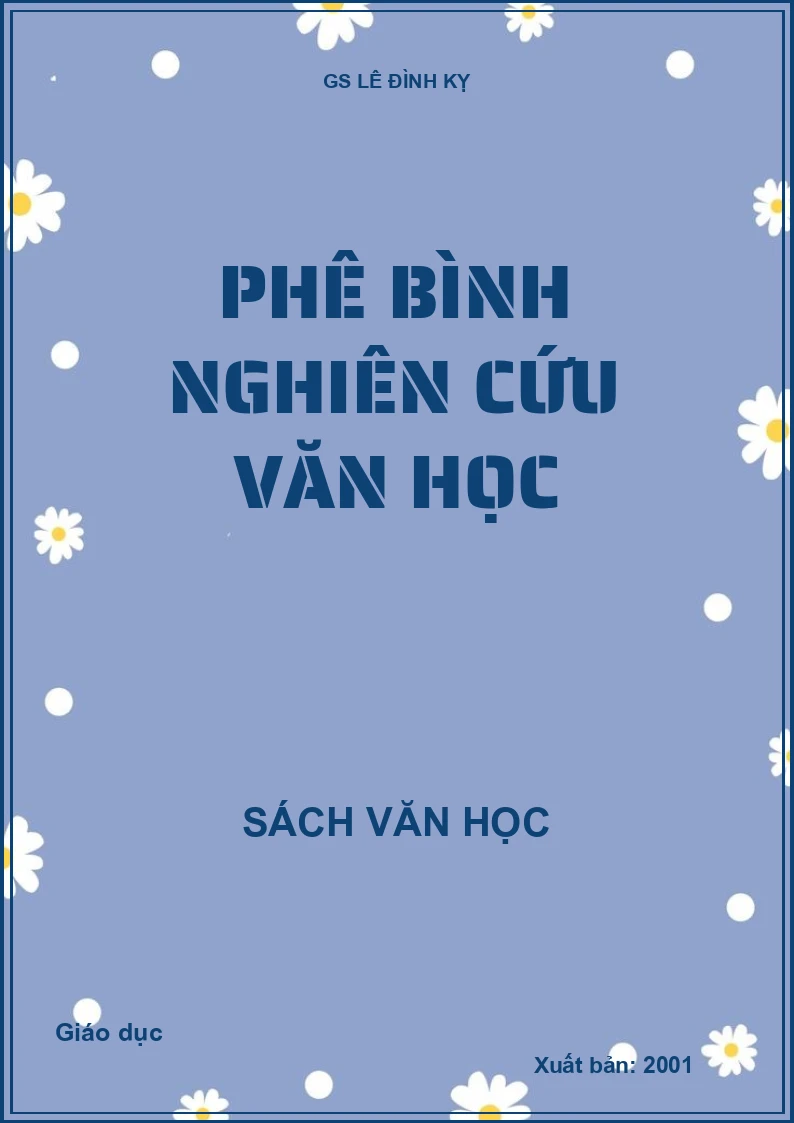 Phê bình nghiên cứu văn học
