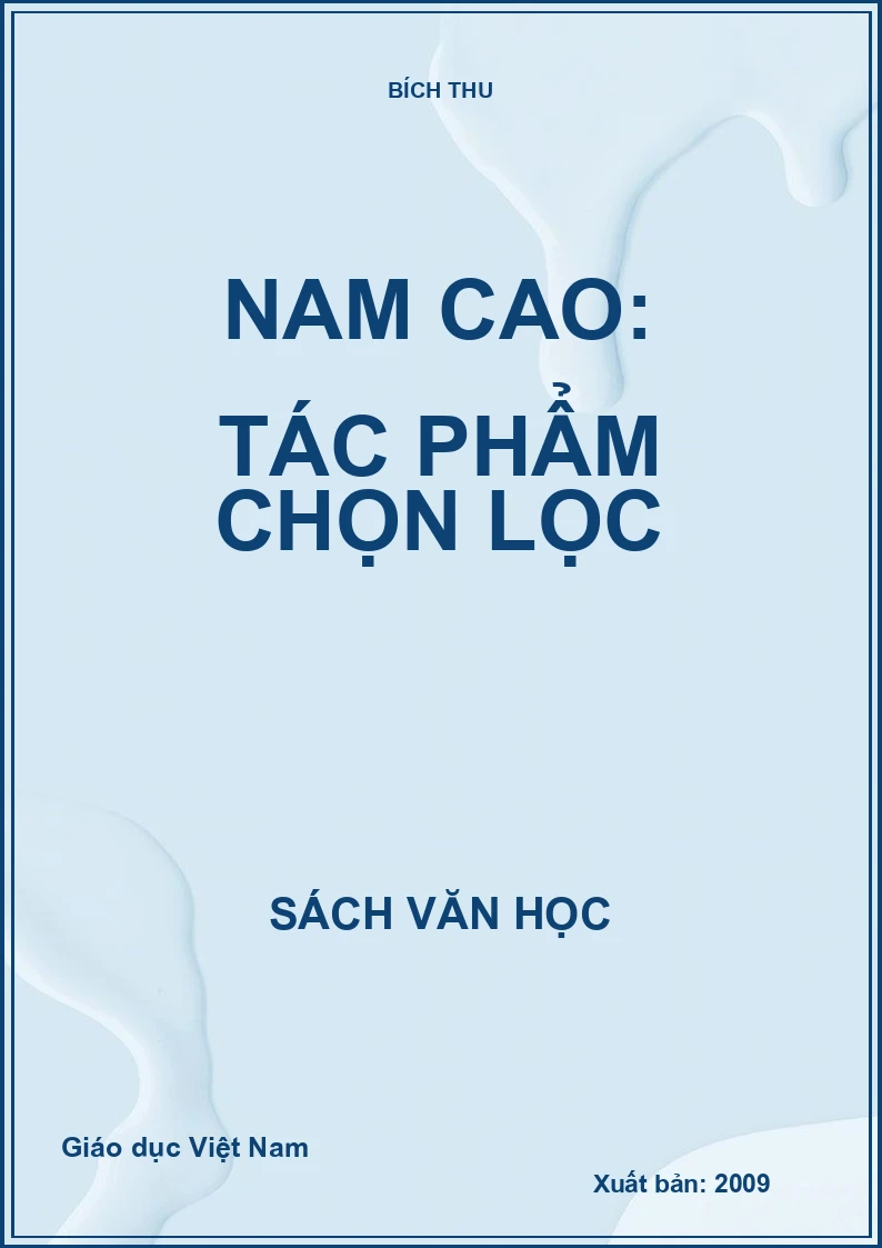Nam Cao: Tác phẩm chọn lọc