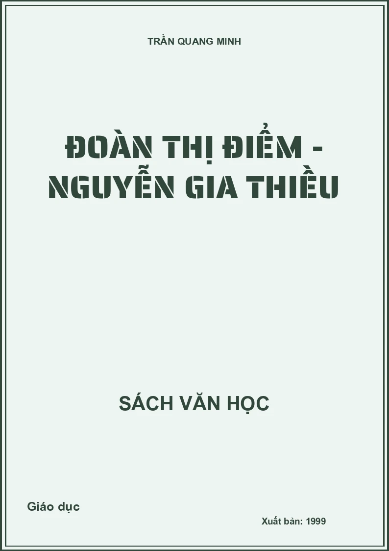 Đoàn Thị Điểm - Nguyễn Gia Thiều