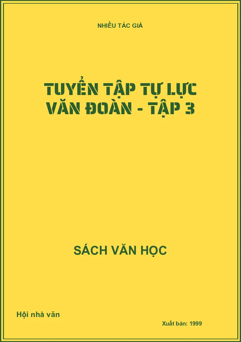 Tuyển tập Tự lực văn đoàn - Tập 3