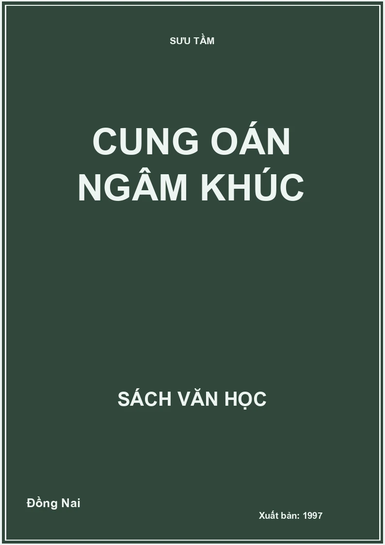 Cung oán ngâm khúc