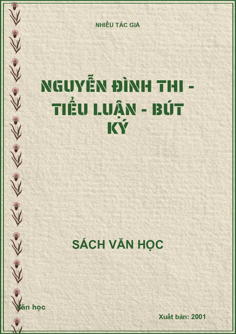 Nguyễn Đình Thi - Tiểu luận - Bút ký