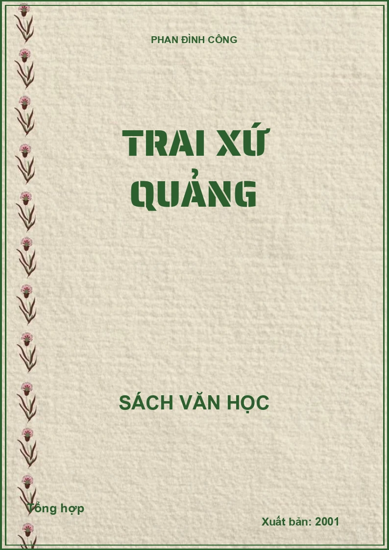 Trai xứ Quảng