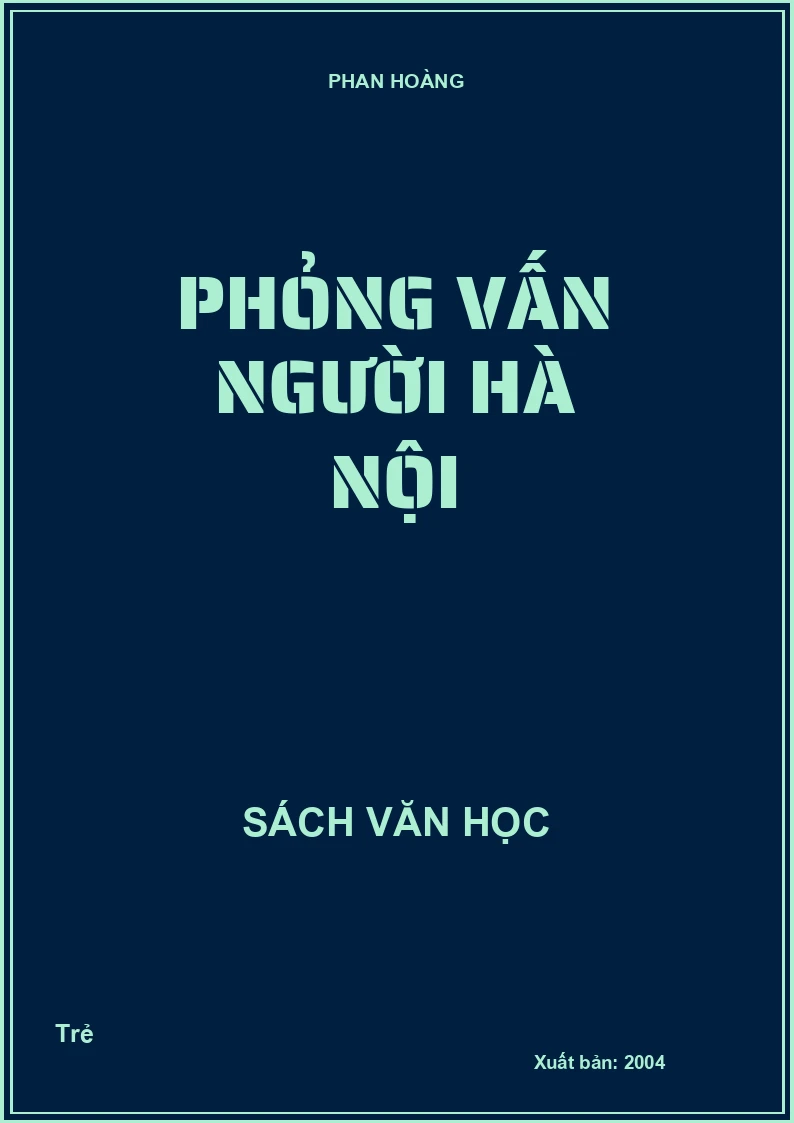 Phỏng vấn người Hà Nội