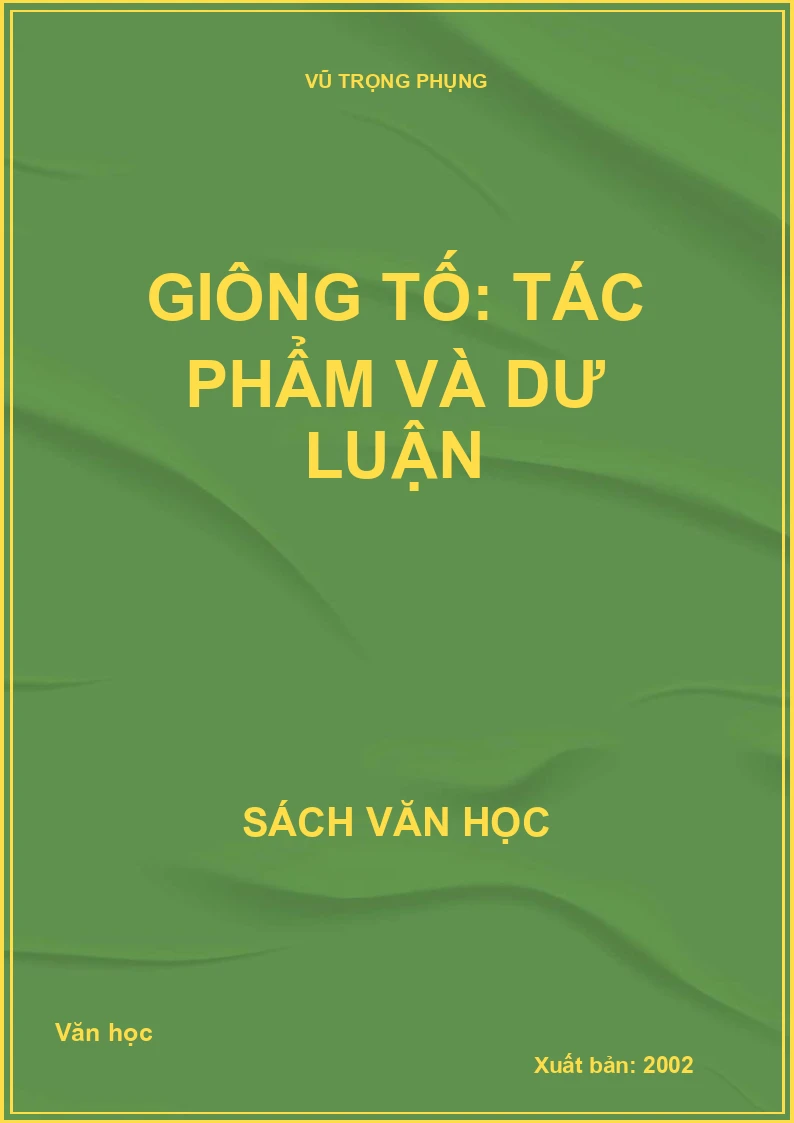 Giông tố: Tác phẩm và dư luận