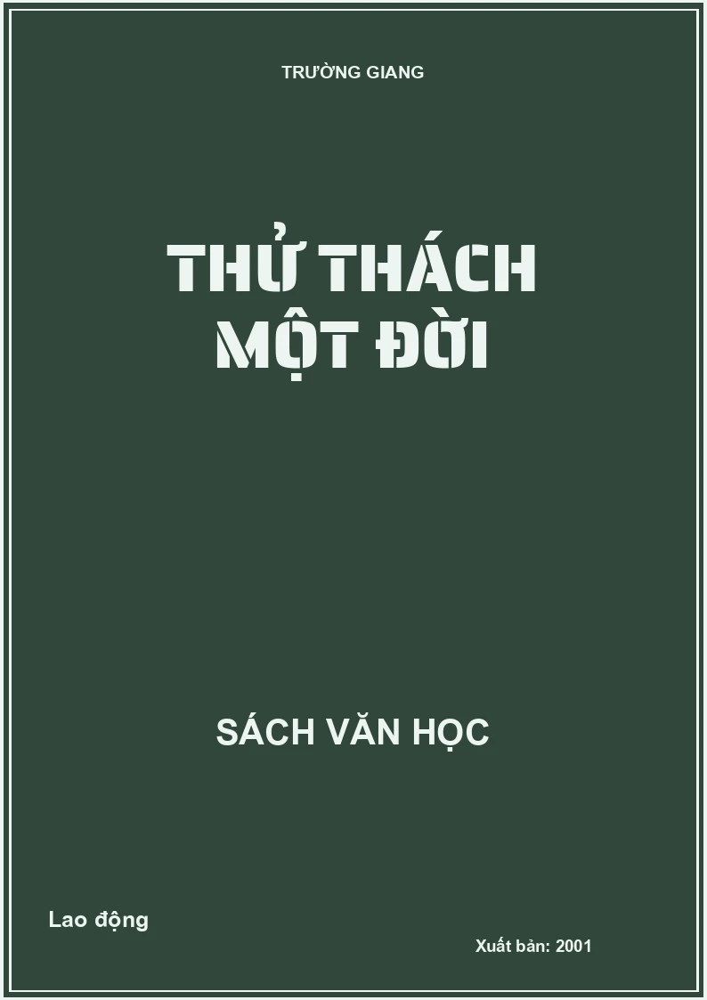 Thử thách một đời
