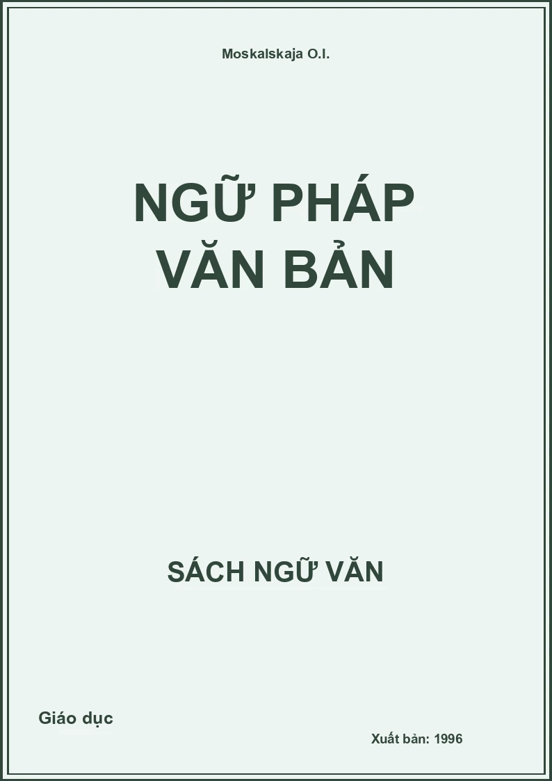 Ngữ pháp văn bản