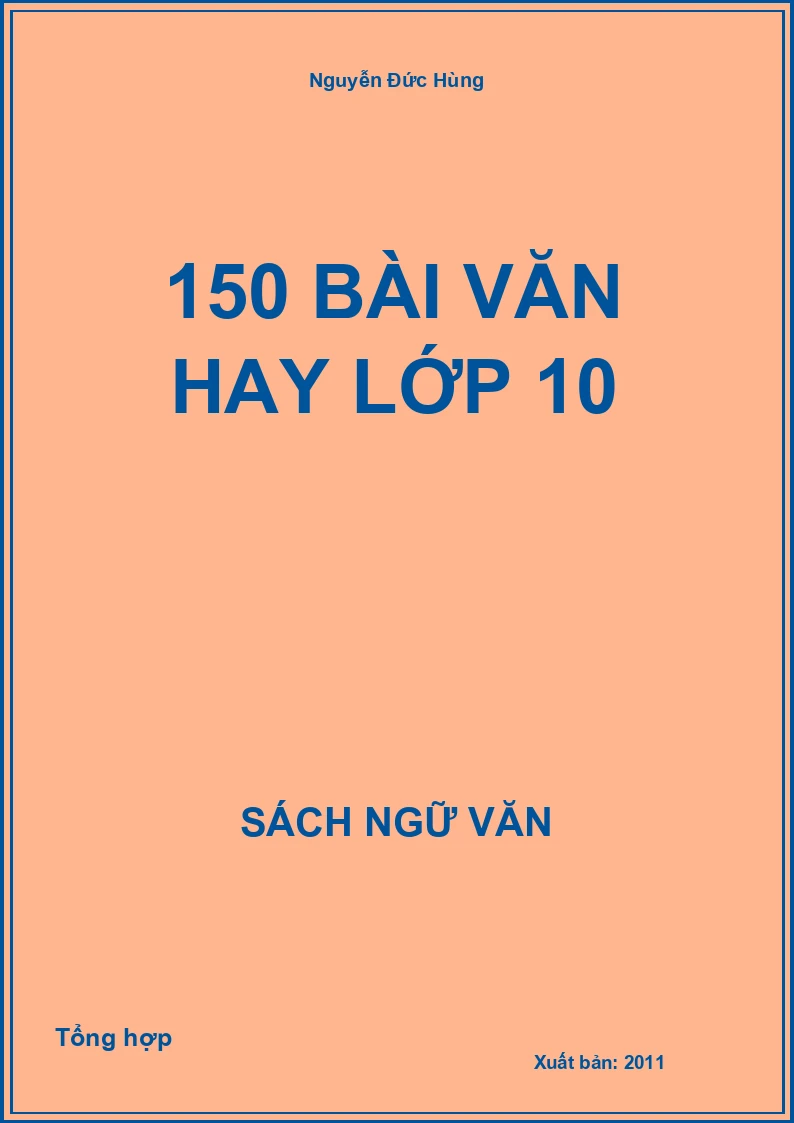 150 Bài văn hay lớp 10