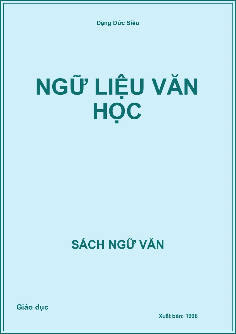 Ngữ liệu văn học