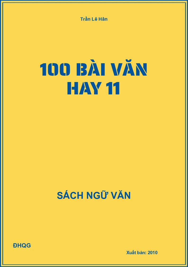 100 Bài văn hay 11