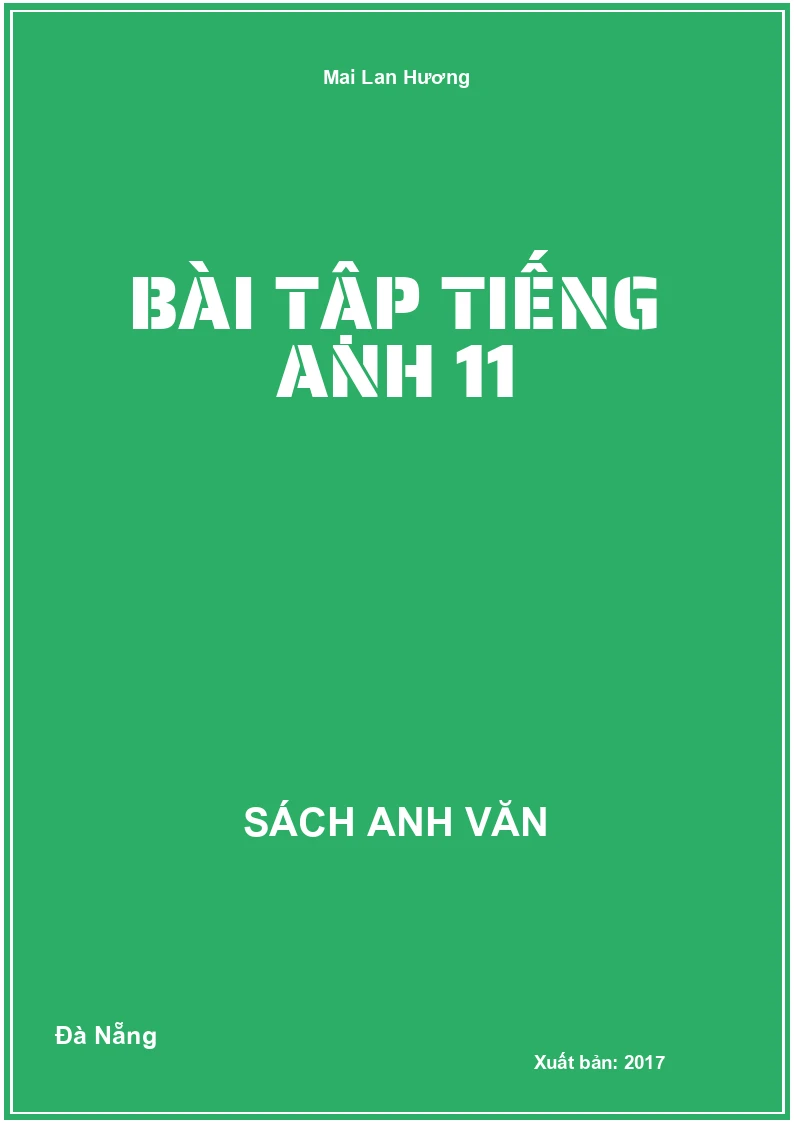 Bài tập Tiếng Anh 11