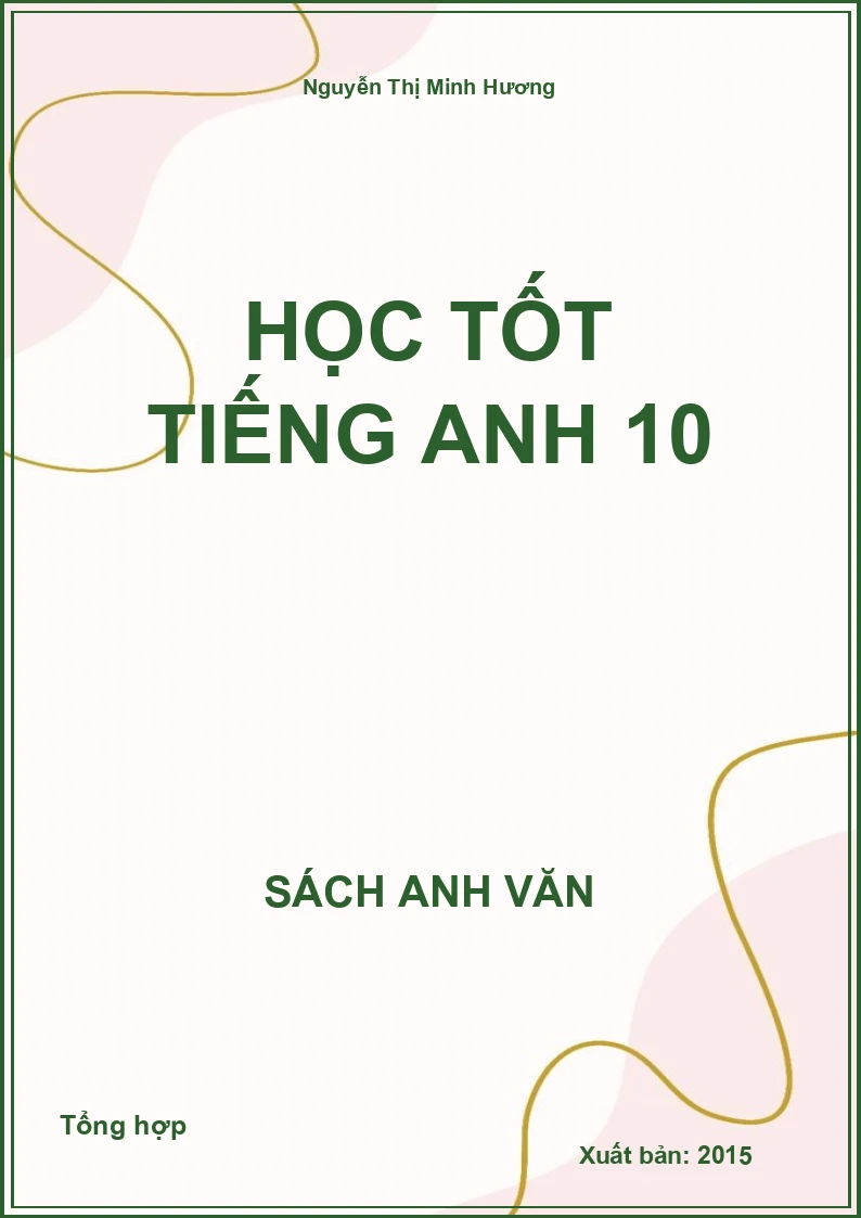 Học tốt Tiếng Anh 10
