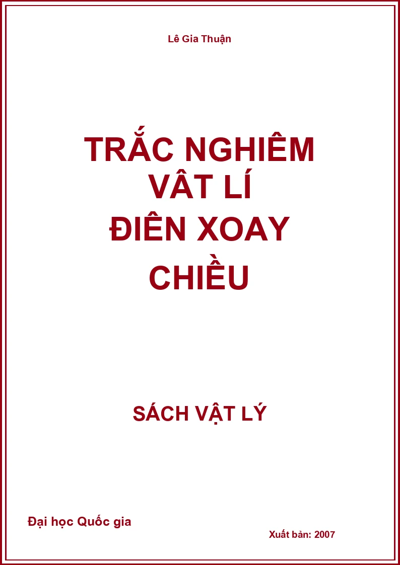 Trắc nghiệm Vật lí điện xoay chiều