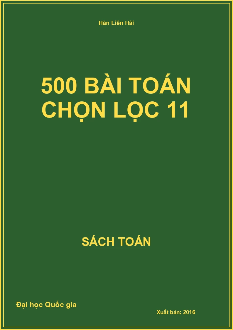 500 Bài toán chọn lọc 11