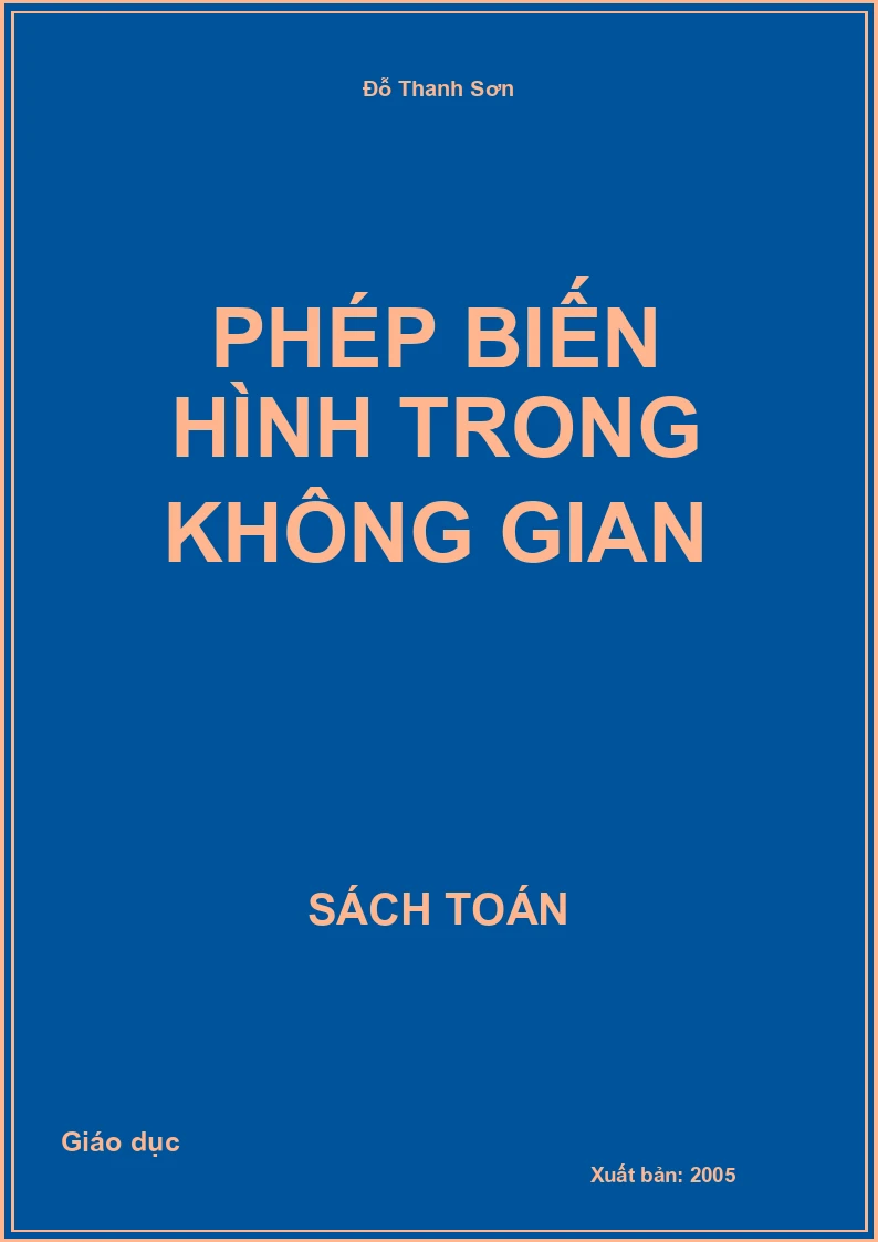 Phép biến hình trong không gian