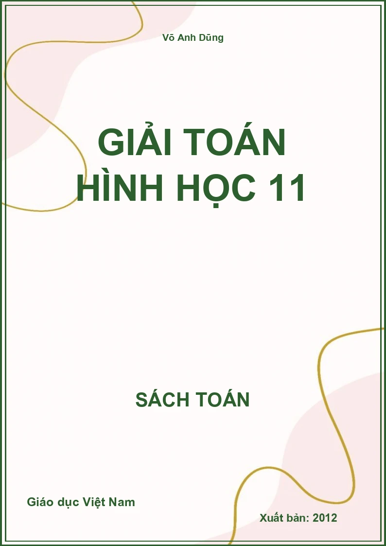 Giải toán Hình học 11