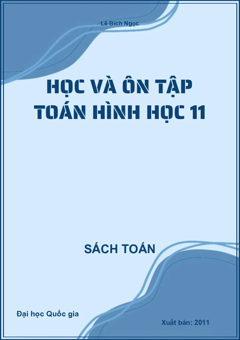 Học và ôn tập toán Hình học 11