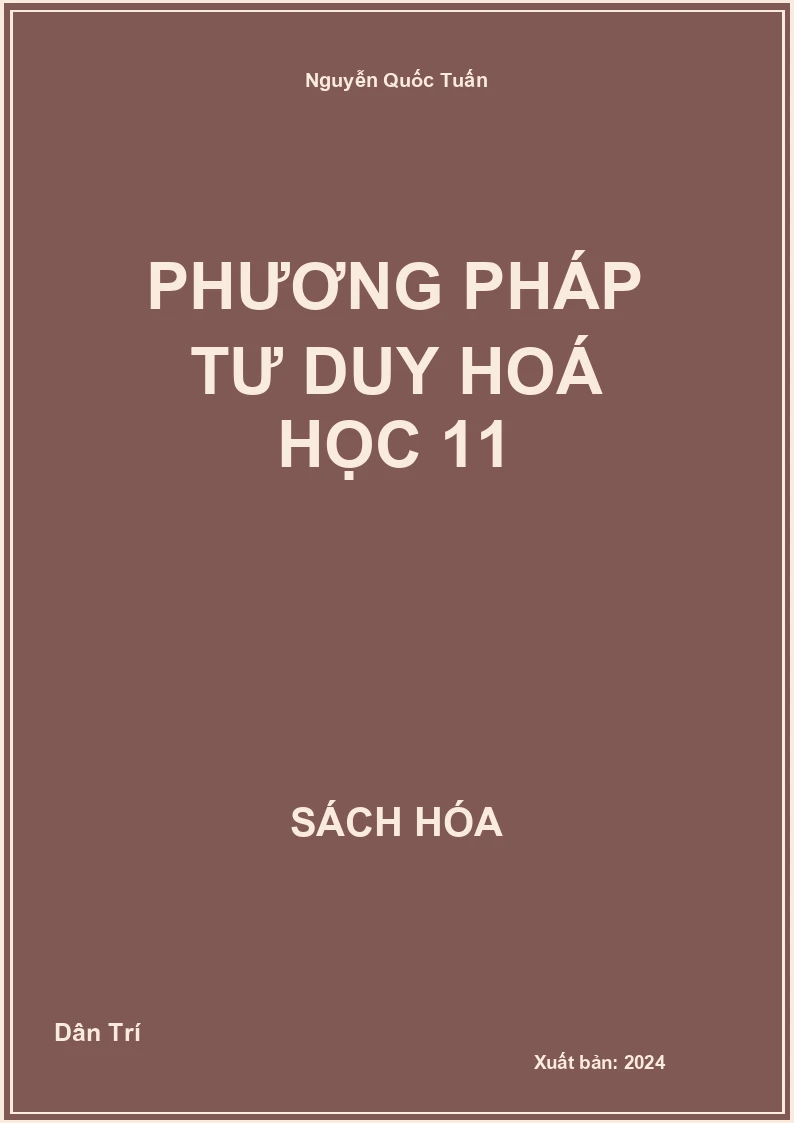Phương pháp tư duy Hoá học 11