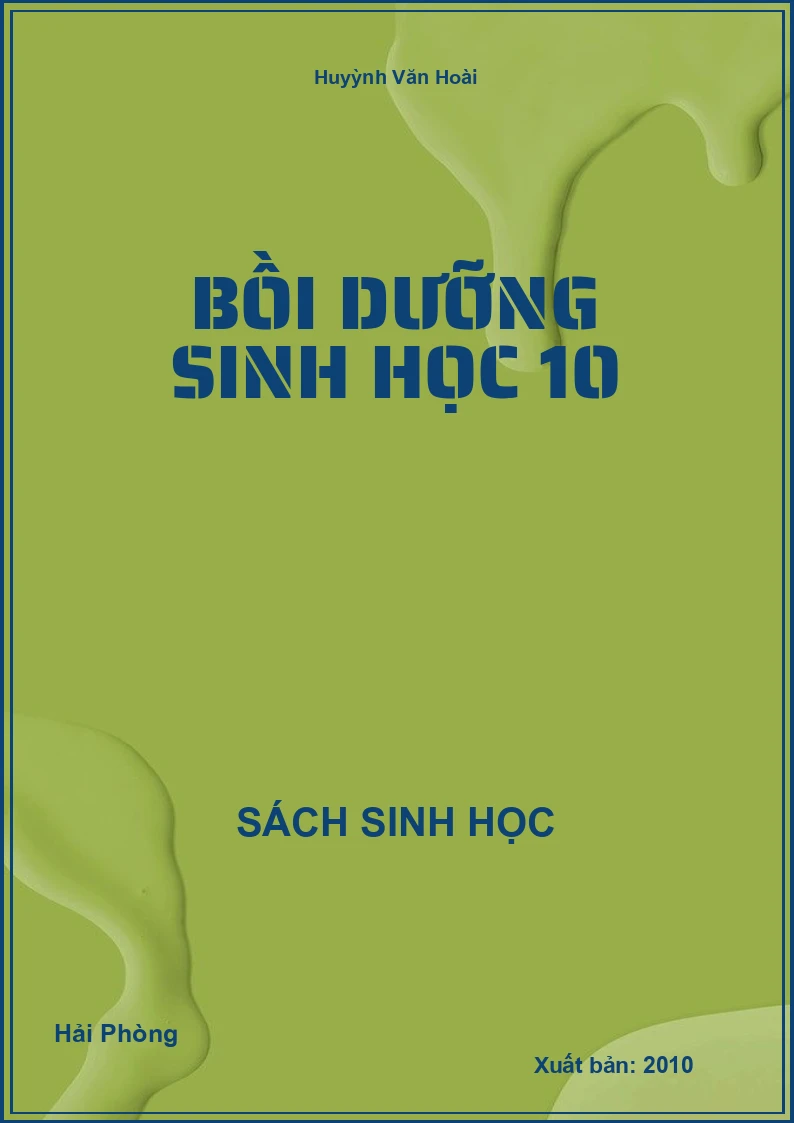 Bồi dưỡng sinh học 10