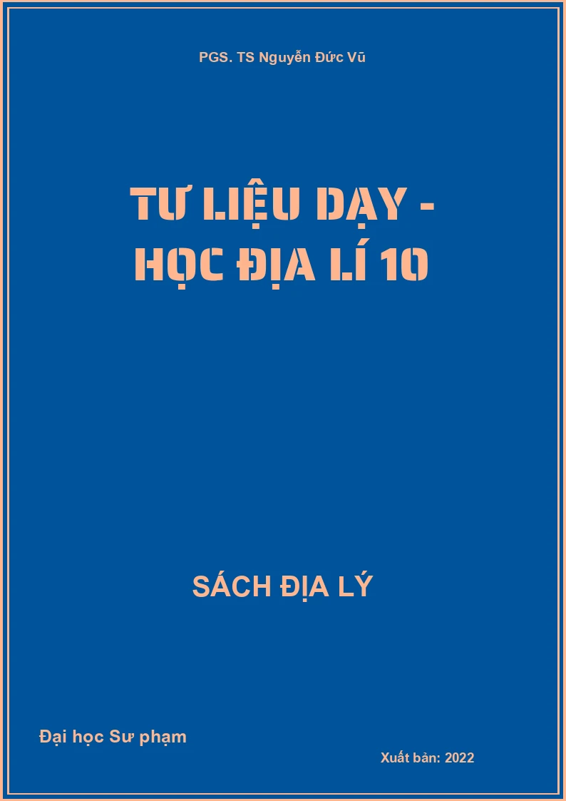 Tư liệu dạy - học Địa lí 10
