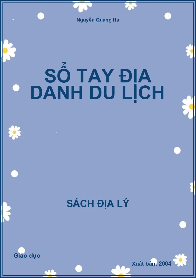 Sổ tay địa danh Du lịch