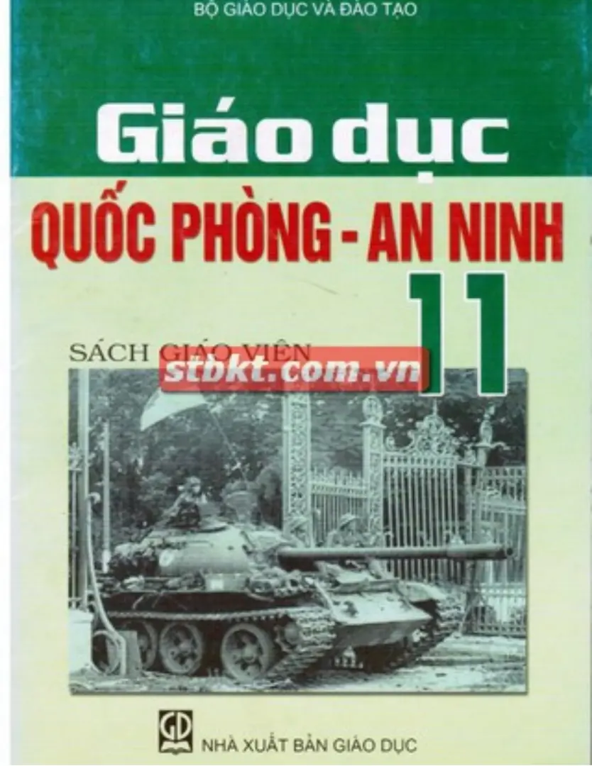 Sách giáo viên Giáo dục quốc phòng và an ninh 11