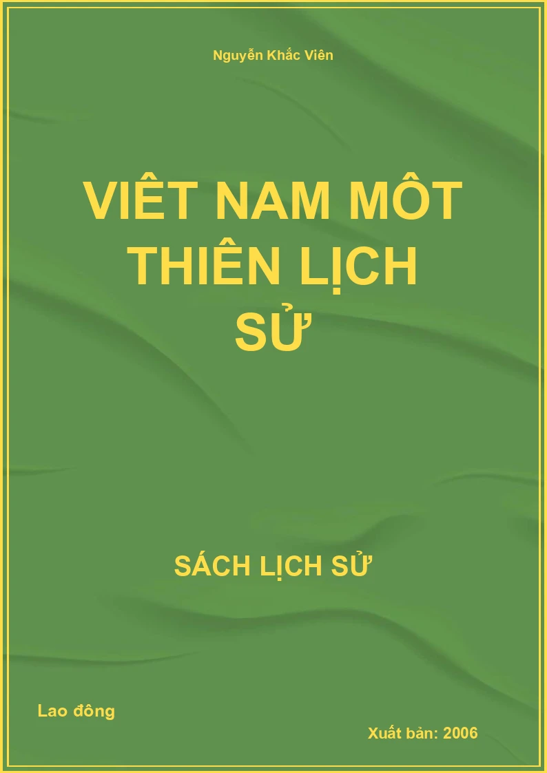 Việt Nam một thiên lịch sử