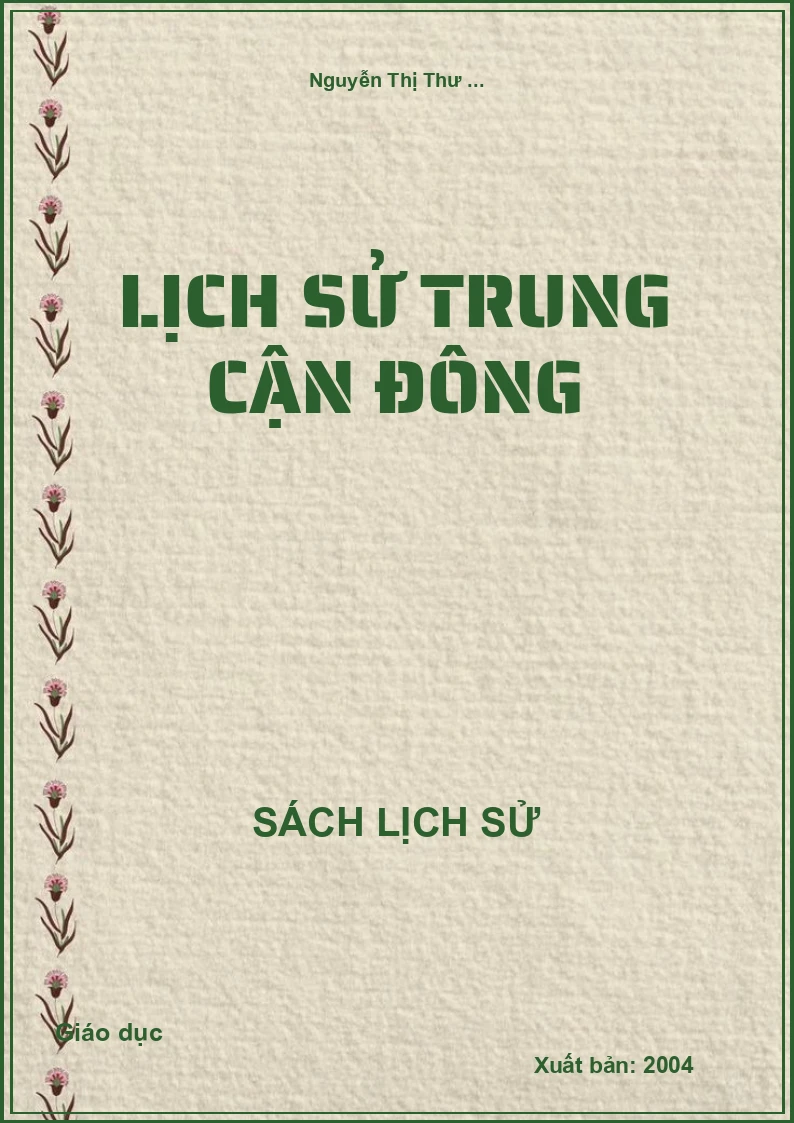 Lịch sử Trung Cận Đông