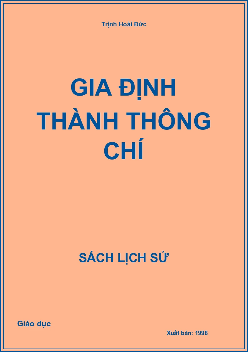 Gia Định thành thông chí