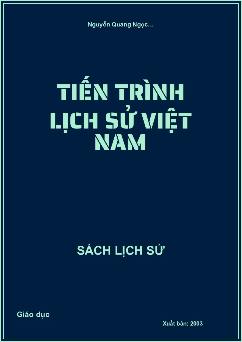 Tiến trình lịch sử Việt Nam