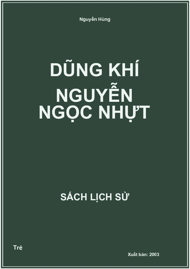 Dũng khí Nguyễn Ngọc Nhựt