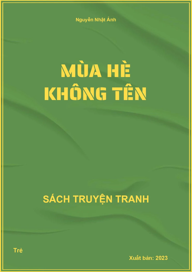 Mùa hè không tên