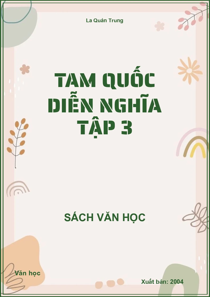 Tam quốc diễn nghĩa Tập 3