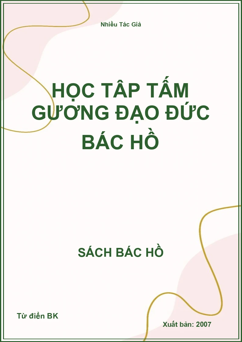 Học tập tấm gương đạo đức Bác Hồ