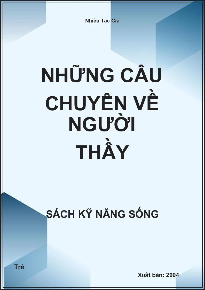 Những câu chuyện về người thầy