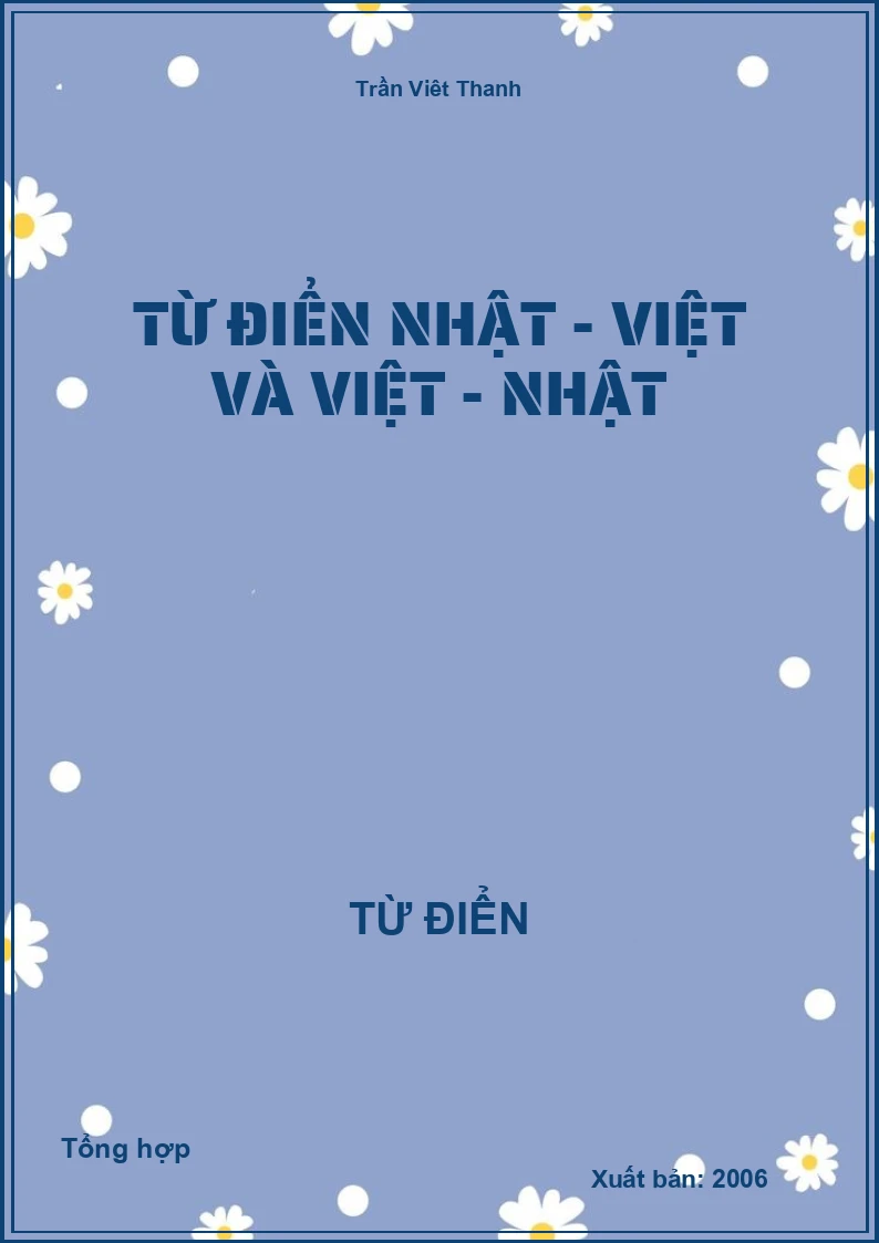 Từ điển Nhật - Việt và Việt - Nhật