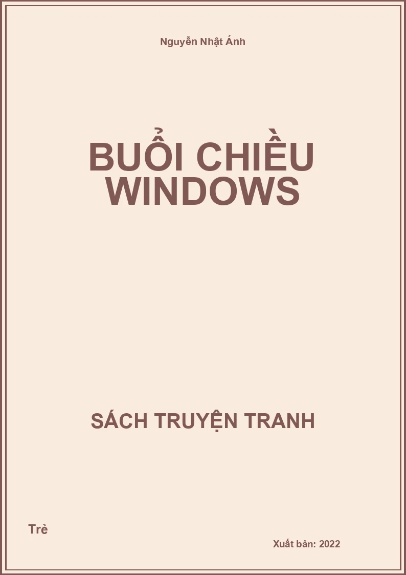 Buổi chiều Windows