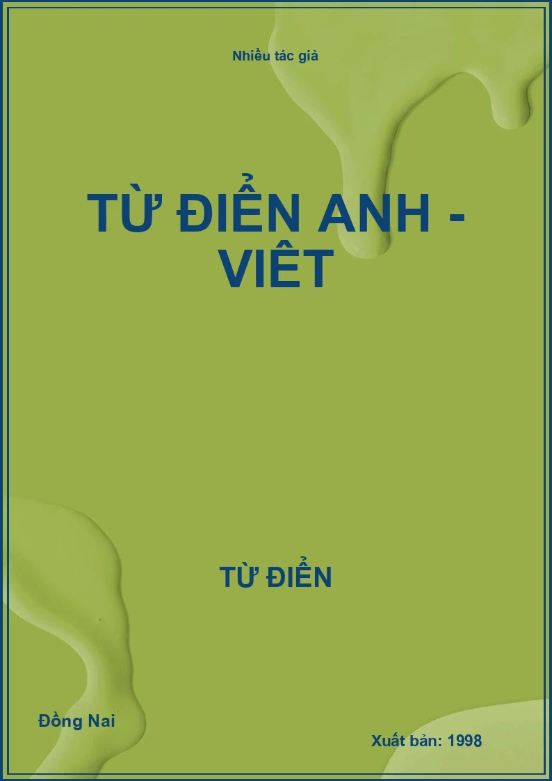 Từ điển Anh - Việt