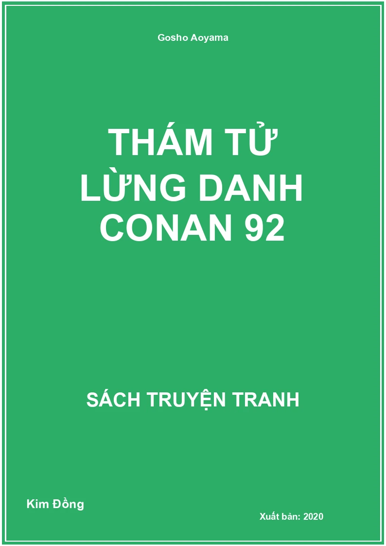 Thám tử lừng danh Conan 92