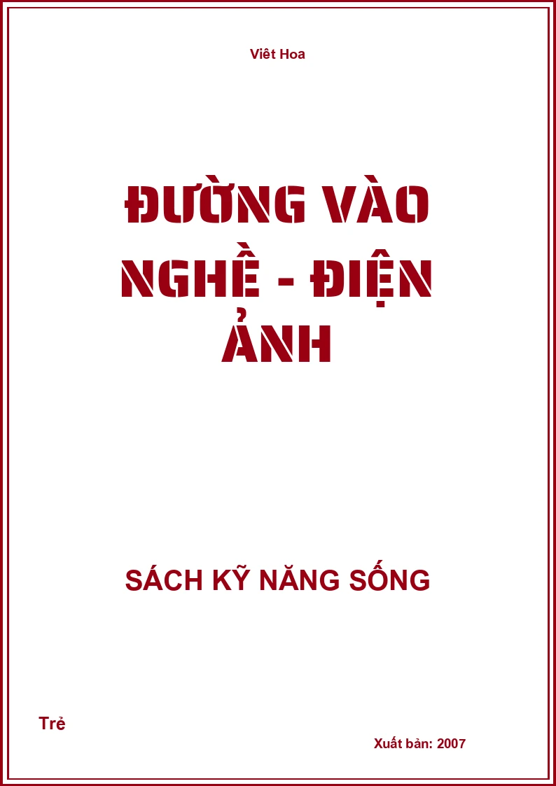 Đường vào nghề - Điện ảnh