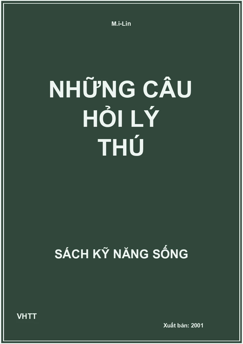 Những câu hỏi lý thú