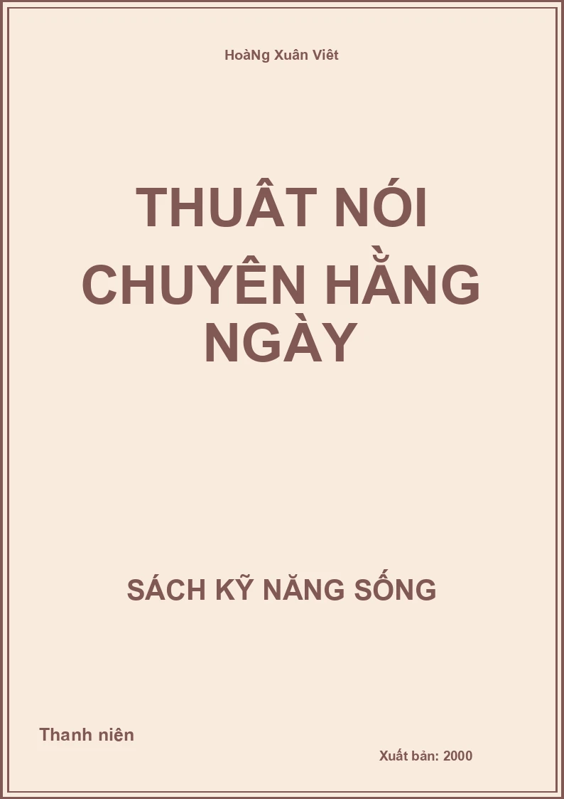 Thuật nói chuyện hằng ngày