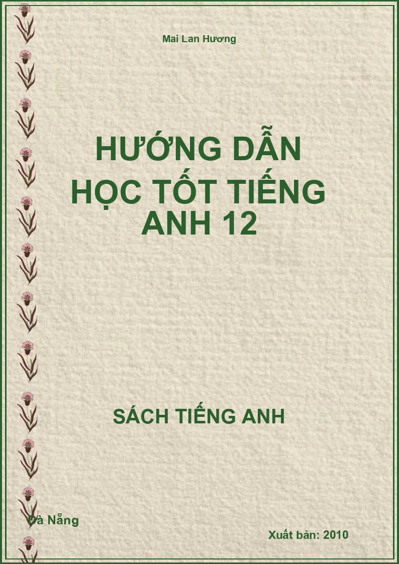 Hướng dẫn học tốt Tiếng Anh 12