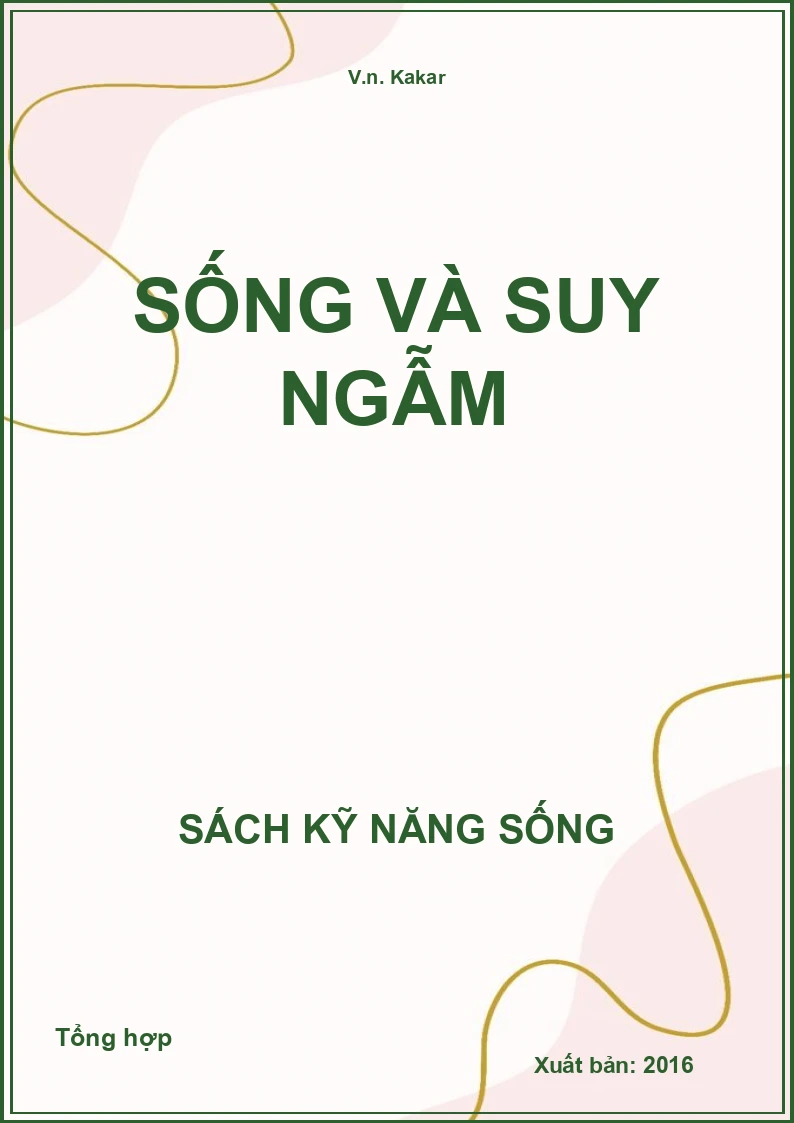 Sống và suy ngẫm
