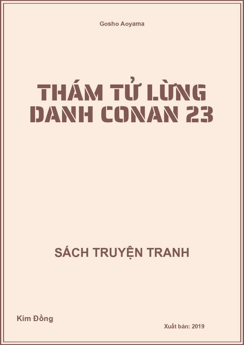 Thám tử lừng danh Conan 23
